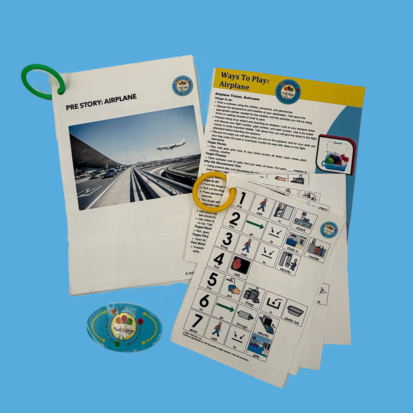 Airplane Sensory Box