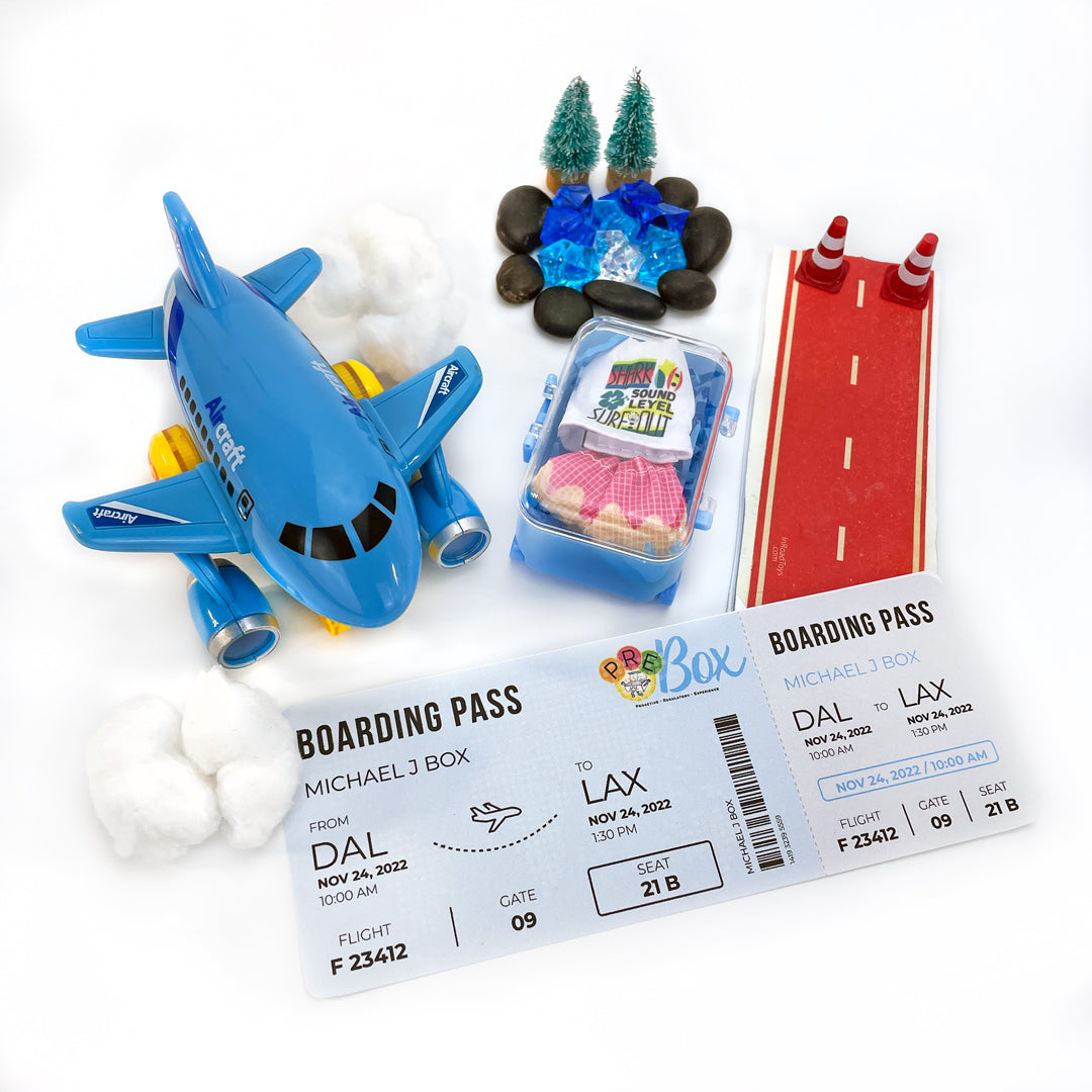 Airplane Sensory Box