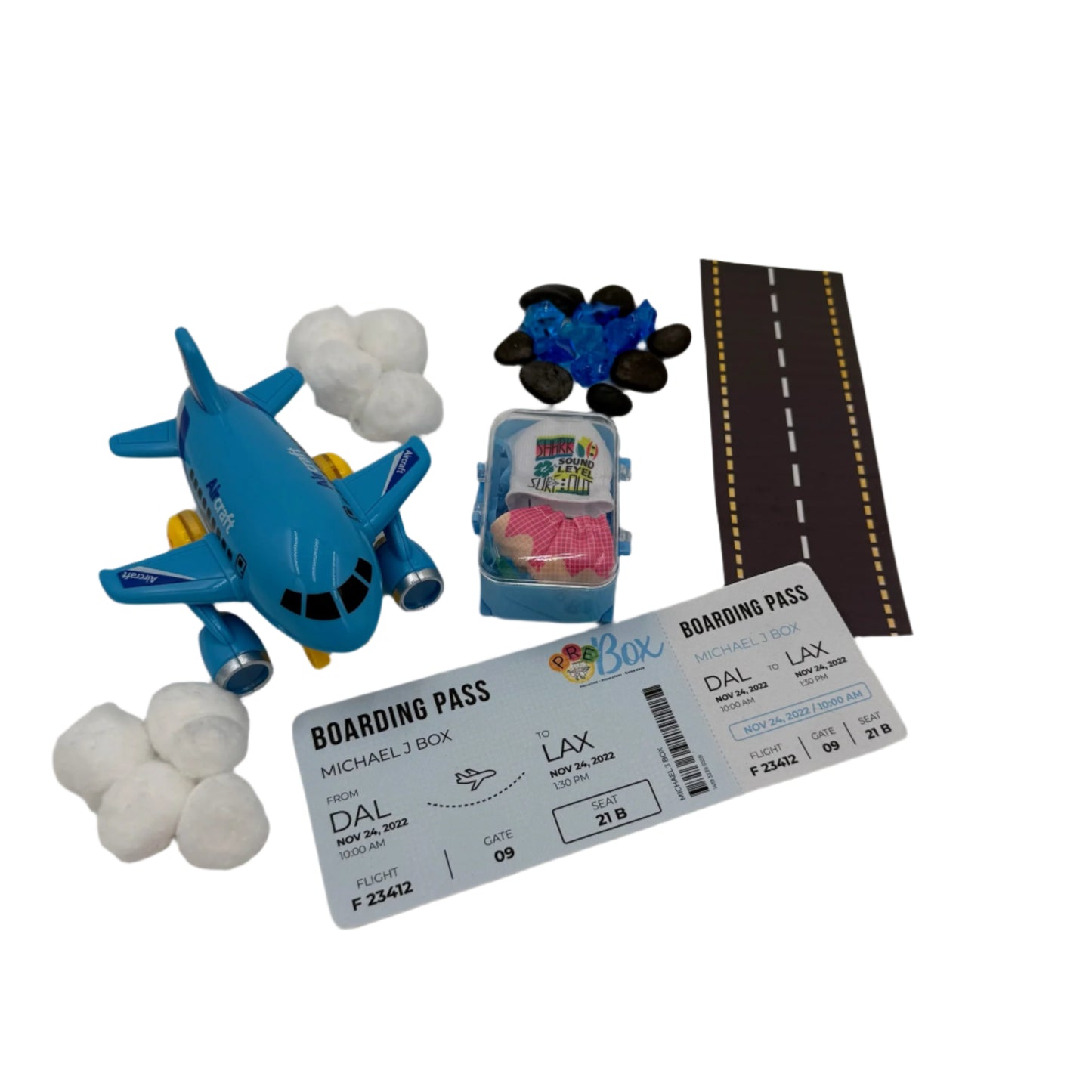 Airplane Sensory Box