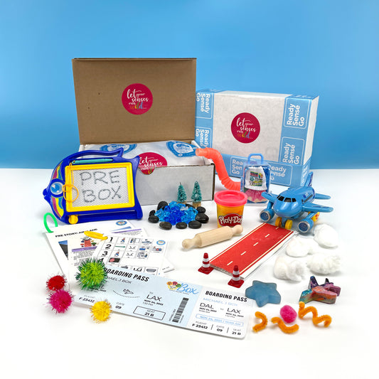 Airplane Sensory Box