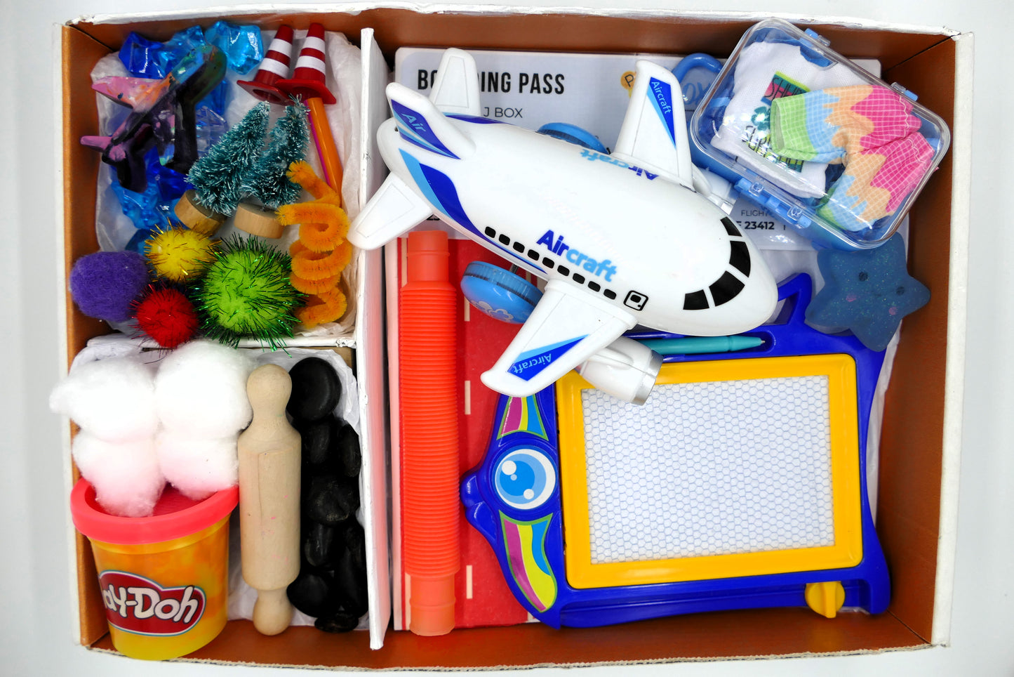 Airplane Sensory Box